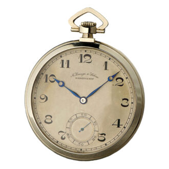 German white gold Glashuette dress watch Circa 1927
