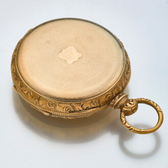 English 9K gold decorative English lever watch Circa 1825