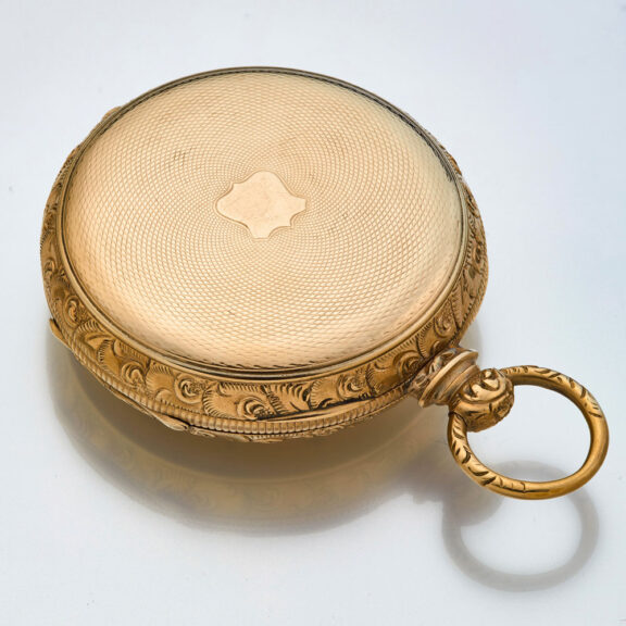 English 9K gold decorative English lever watch Circa 1825 English 9K gold decorative English lever watch Circa 1825