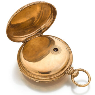 English 9K gold decorative English lever watch Circa 1825