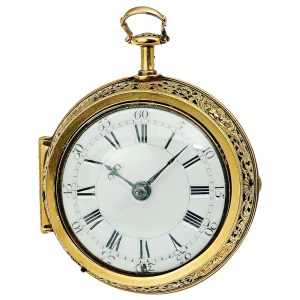 English pair cased quarter repeating verge watch Circa 1717