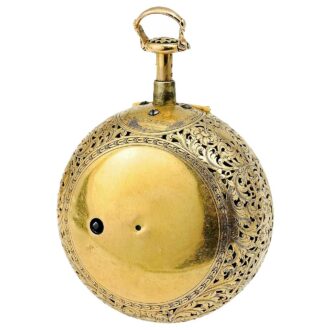 English pair cased quarter repeating verge watch Circa 1717