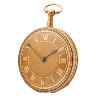 Gold Swiss quarter repeating verge pocket watch Circa 1820 Gold Swiss quarter repeating verge pocket watch Circa 1820