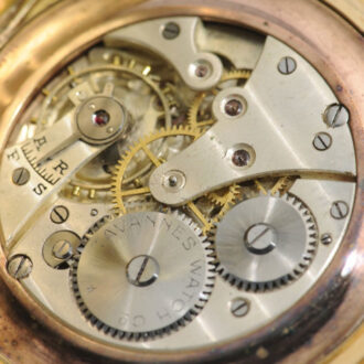 Swiss gold enamel full hunting pocket watch Circa 1910