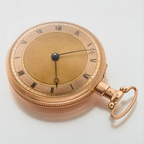 A rare Swiss repeating verge with carillon strike Circa 1810 A rare Swiss repeating verge with carillon strike Circa 1810