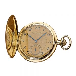 German 14K gold hunting cased watch in original box Circa 1935