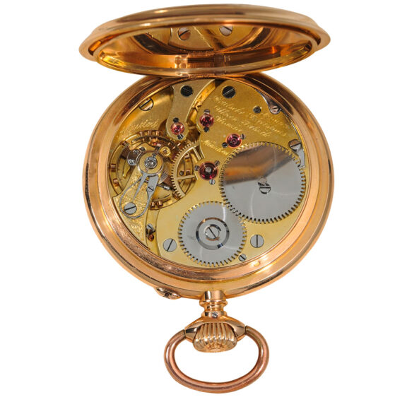 German gold open faced pocket watch Circa 1900 German gold open faced pocket watch Circa 1900