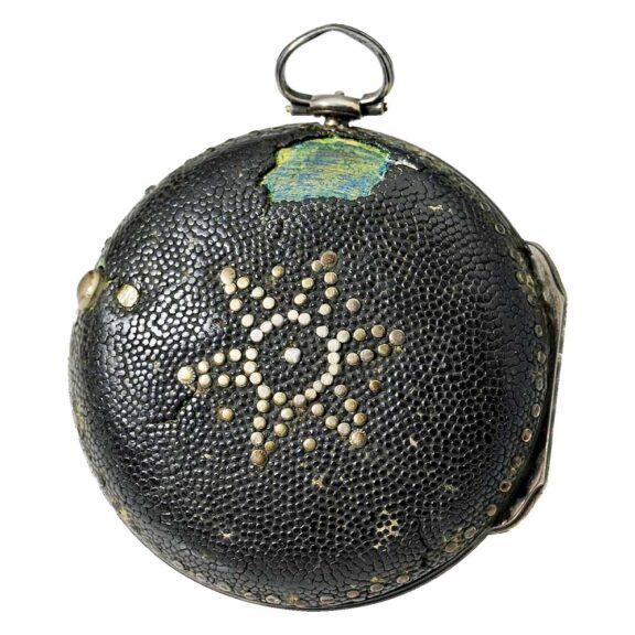 German silver pair cased verge pocket watch, circa 1800 German silver pair cased verge pocket watch, circa 1800