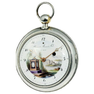 French historically double sided pocket watch Circa 1790