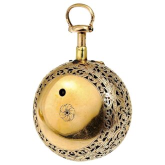 English 20k gold and enamel quarter repeater Circa 1749