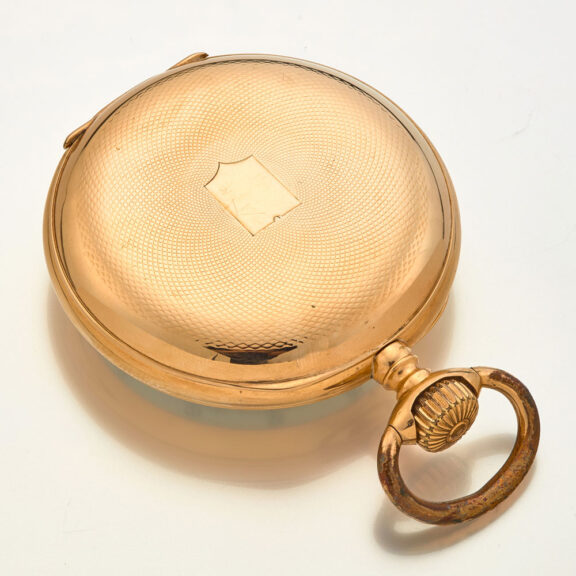 American 14 carat gold lever watch by Waltham Circa 1890 American 14 carat gold lever watch by Waltham Circa 1890
