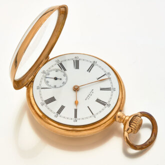 American 14 carat gold lever watch by Waltham Circa 1890