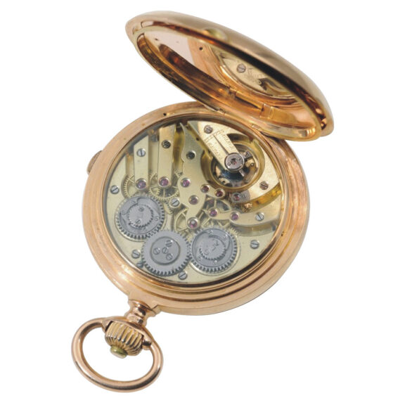German 14 carat rose gold lever pocket watch Circa 1900 German 14 carat rose gold lever pocket watch Circa 1900