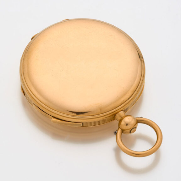 English 18k gold quarter repeating cylinder watch Circa 1850 English 18k gold quarter repeating cylinder watch Circa 1850