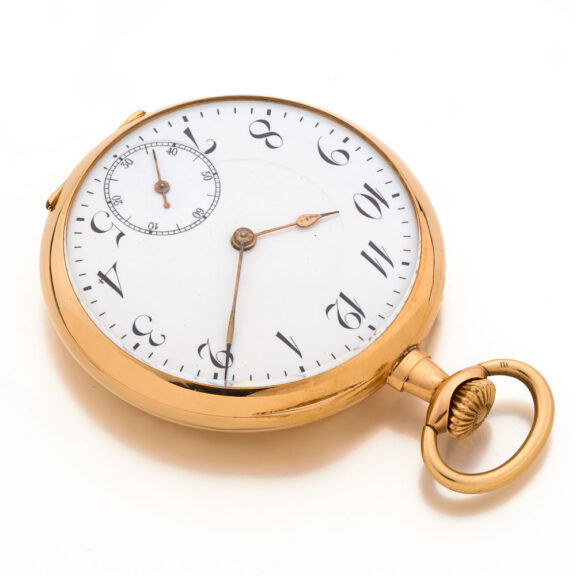 Swiss 14 carat gold lever open faced pocket watch Circa 1910 Swiss 14 carat gold lever open faced pocket watch Circa 1910