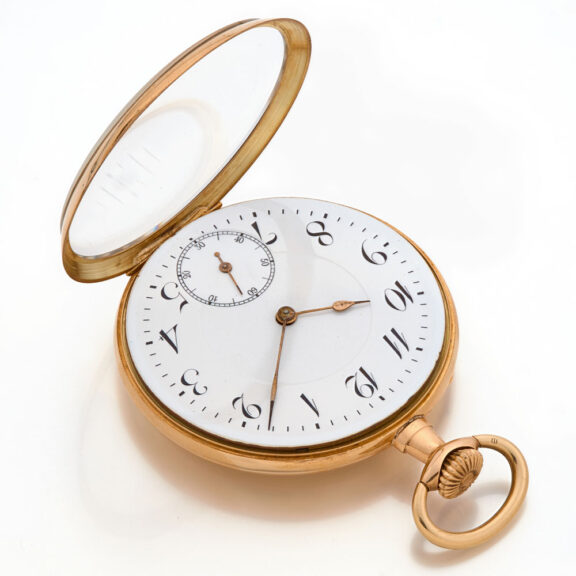 Swiss 14 carat gold lever open faced pocket watch Circa 1910 Swiss 14 carat gold lever open faced pocket watch Circa 1910