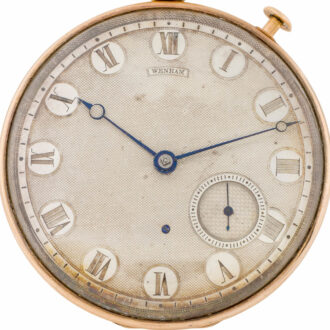 French 18K gold quarter repeating pocket watch Circa 1820