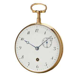French gold repeater with jumping hours watch Circa 1802