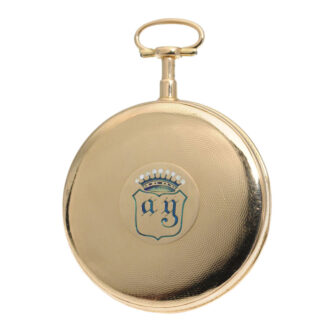 French gold repeater with jumping hours watch Circa 1802