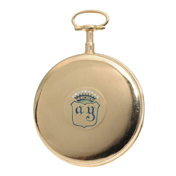 French gold repeater with jumping hours watch Circa 1802 French gold repeater with jumping hours watch Circa 1802