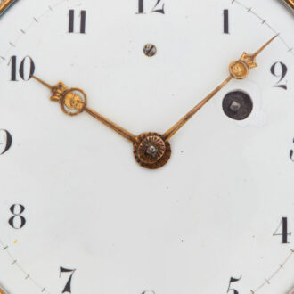 French gold enamel verge watch with half pearls Circa 1810
