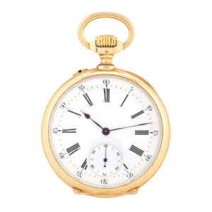 French Fernier gold pocket watch Circa 1890