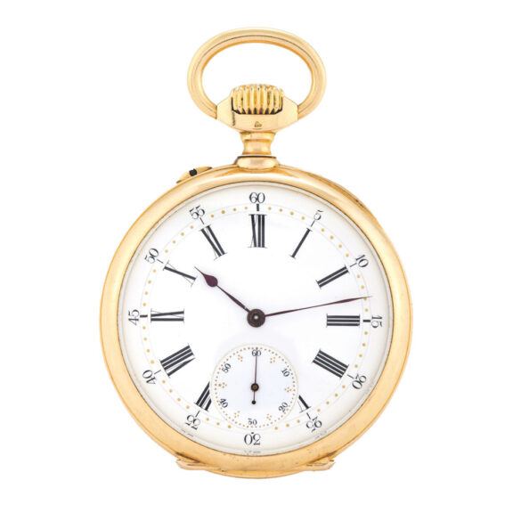 French Fernier gold pocket watch Circa 1890
