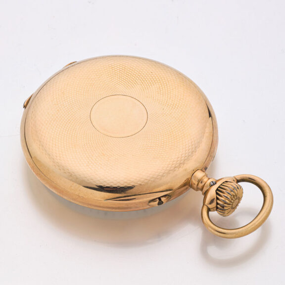 Swiss 14k gold keyless wind open faced lever watch Circa 1915 Swiss 14k gold keyless wind open faced lever watch Circa 1915