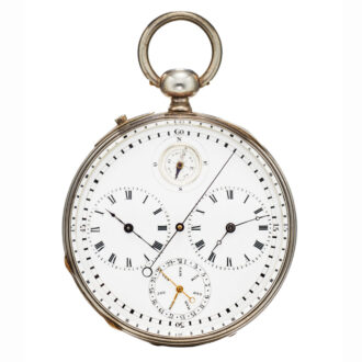 Swiss lever watch with four horological complications Circa 1850