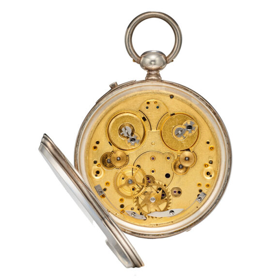Swiss lever watch with four horological complications Circa 1850 Swiss lever watch with four horological complications Circa 1850