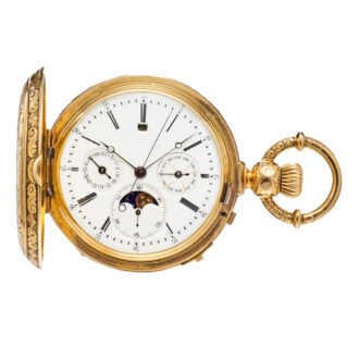 Swiss watch with 7 horological complications Circa 1865-1870