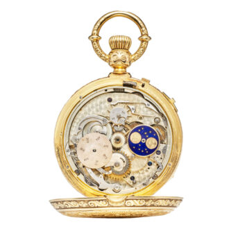 Swiss watch with 7 horological complications Circa 1865-1870