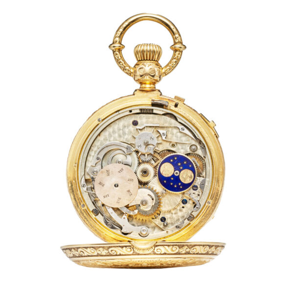 Swiss watch with 7 horological complications Circa 1865-1870 Swiss watch with 7 horological complications Circa 1865-1870