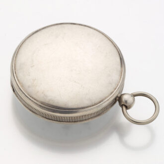Fine Swiss silver open faced verge pocket watch Circa 1810