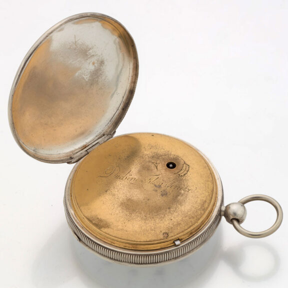 Fine Swiss silver open faced verge pocket watch Circa 1810 Fine Swiss silver open faced verge pocket watch Circa 1810