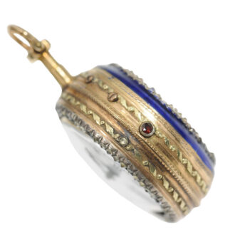 Ornamental French gold verge pocket watch Circa 1750