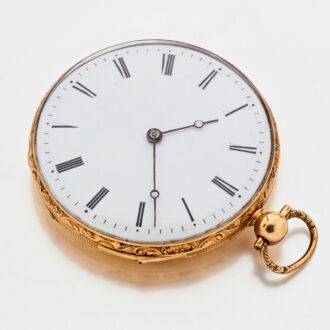 Fine decorative Swiss gold quarter repeating watch Circa 1835