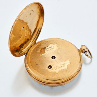 Fine decorative Swiss gold quarter repeating watch Circa 1835