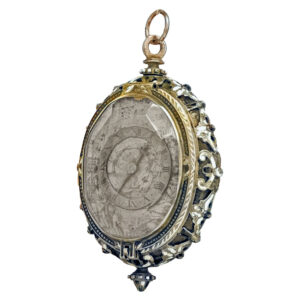 Early French oval one-handed pendant watch Circa 1590