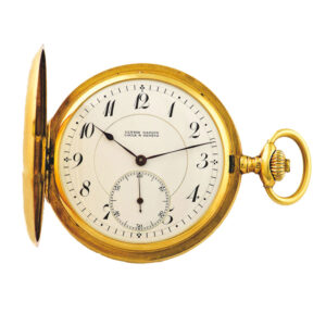 Swiss 18 carat yellow gold hunting cased pocket watch Circa 1920