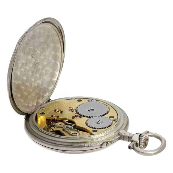 Very large German silver open faced lever pocket watch Circa 1920 Very large German silver open faced lever pocket watch Circa 1920