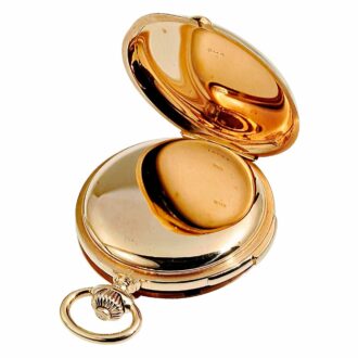 German gold quarter repeating pocket watch Circa 1885