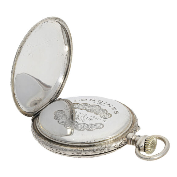 Swiss silver open faced lever Art Nouveau watch Circa 1910 Swiss silver open faced lever Art Nouveau watch Circa 1910
