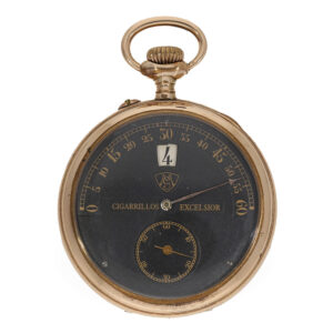 Swiss gold filled pocket watch based on the ‘Modernista’ patent Circa 1900