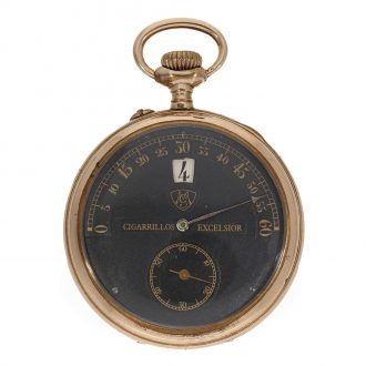 Swiss gold filled pocket watch based on the ‘Modernista’ patent Circa 1900