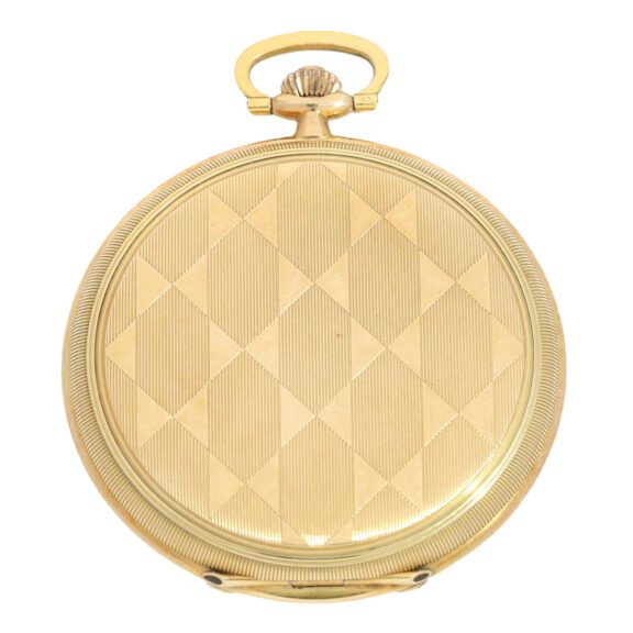 American Art déco golden hunting case watch Circa 1925 American Art déco golden hunting case watch Circa 1925