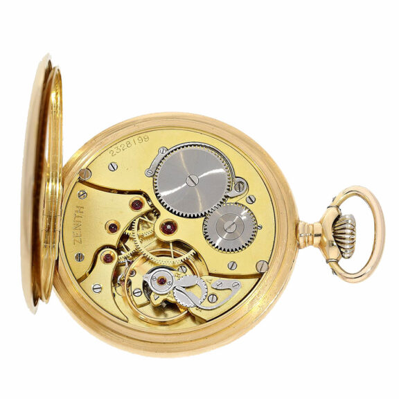Swiss elegant 18 K gold Lépine lever pocket watch Circa 1930 Swiss elegant 18 K gold Lépine lever pocket watch Circa 1930