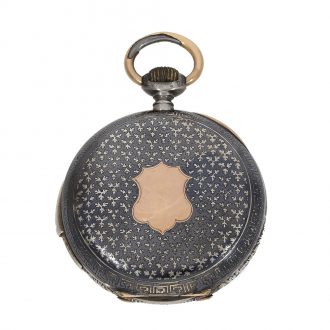 Swiss pocket watch repeater with le Coultre caliber Circa 1890