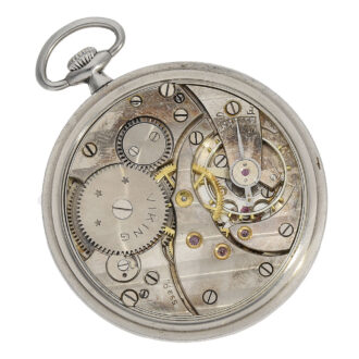 Icelandic stainless steel watch with regulator dial Circa 1930