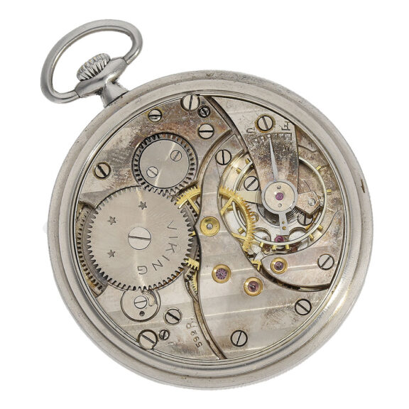 Icelandic stainless steel watch with regulator dial Circa 1930 Icelandic stainless steel watch with regulator dial Circa 1930